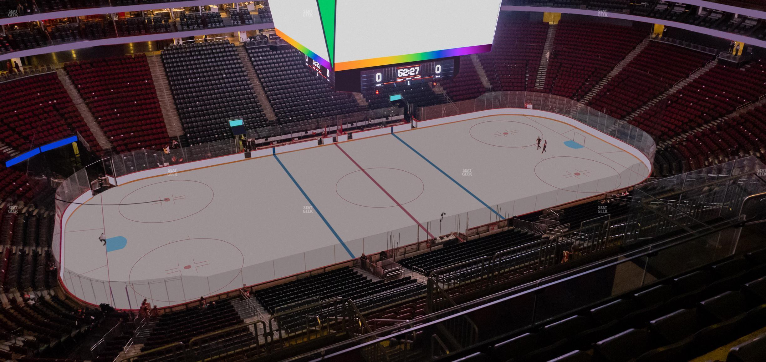 Seating view for Prudential Center Section 227