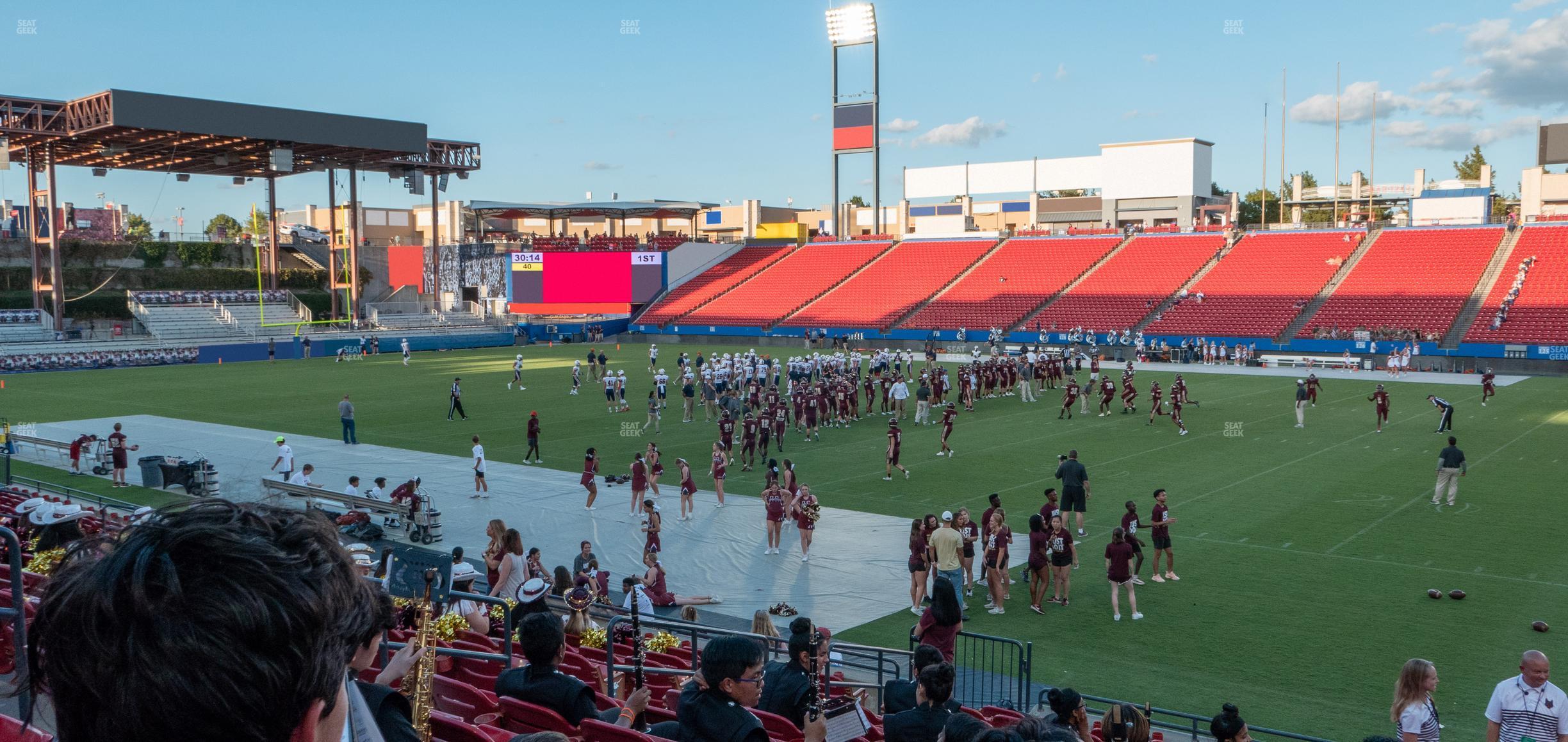 Seating view for Toyota Stadium Section 109