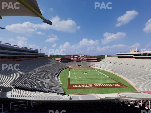 Seating view for Doak Campbell Stadium Section Club 323