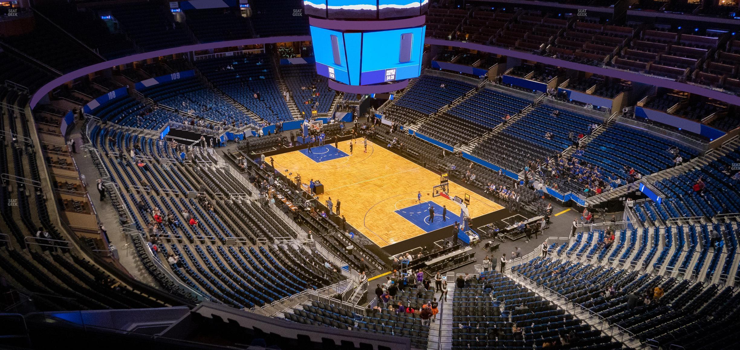 Seating view for Kia Center Section 204