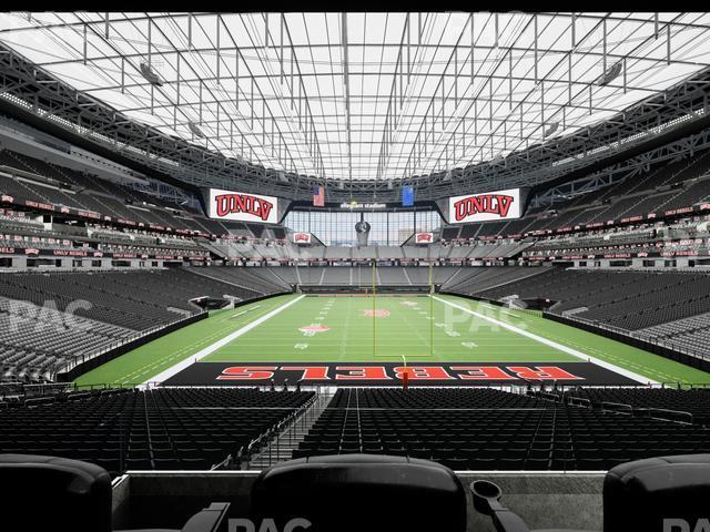 Seating view for Allegiant Stadium Section East Loge 23