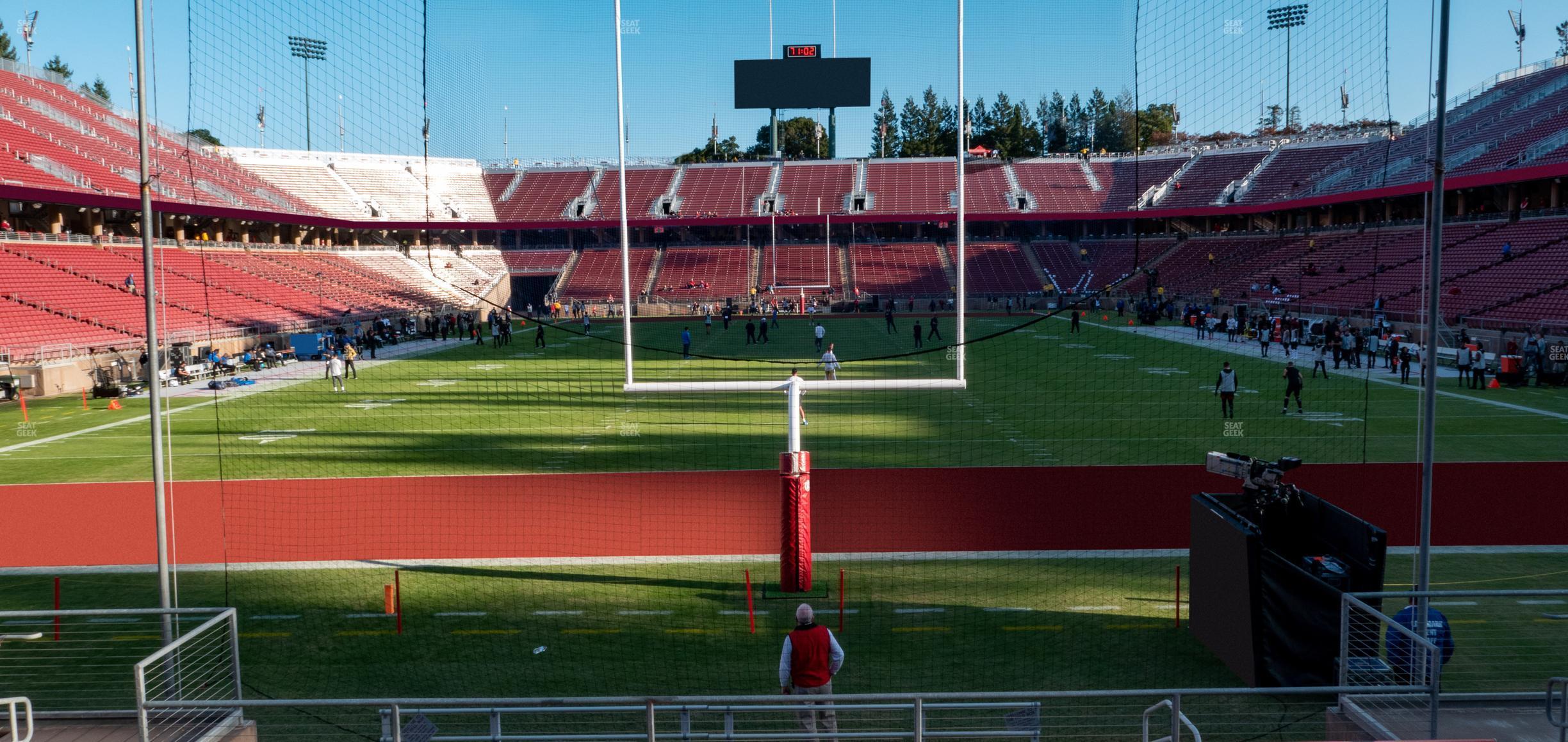 Seating view for Stanford Stadium Section 123