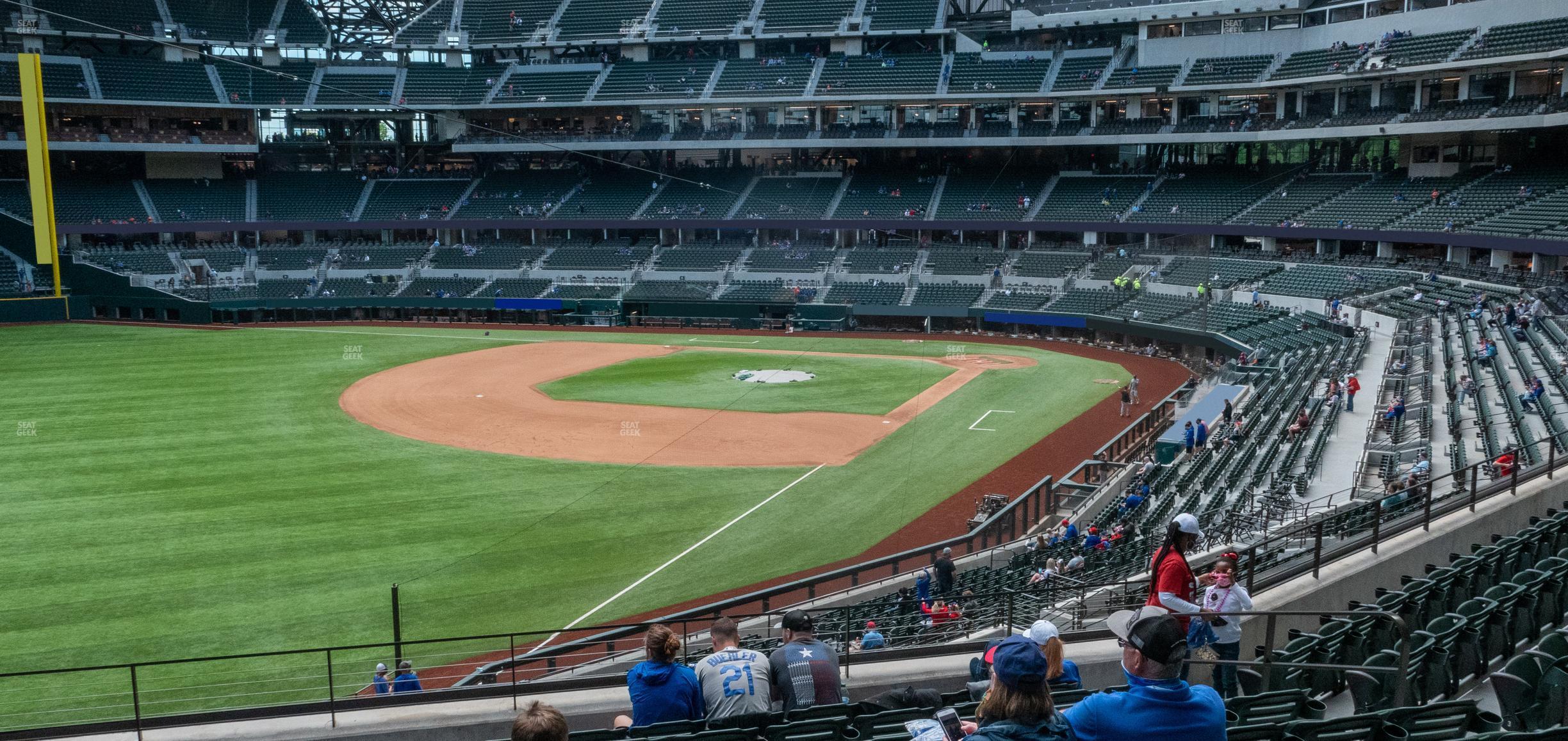 Seating view for Globe Life Field Section 102