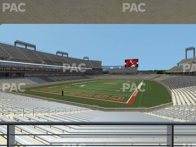 Seating view for TDECU Stadium Section 136