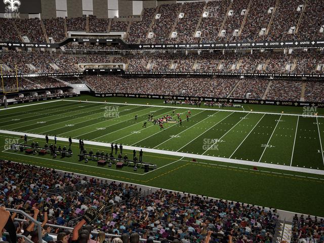 Seating view for Caesars Superdome Section 333