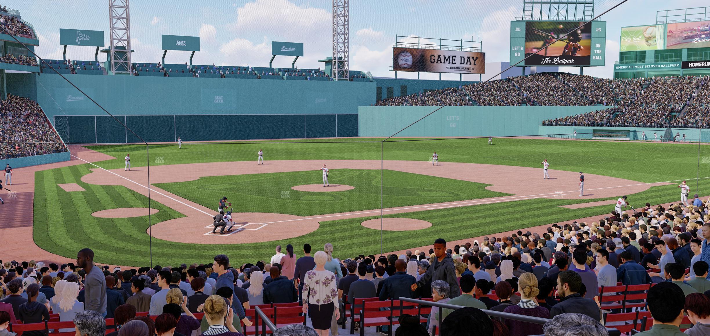 Seating view for Fenway Park Section Loge Box 127