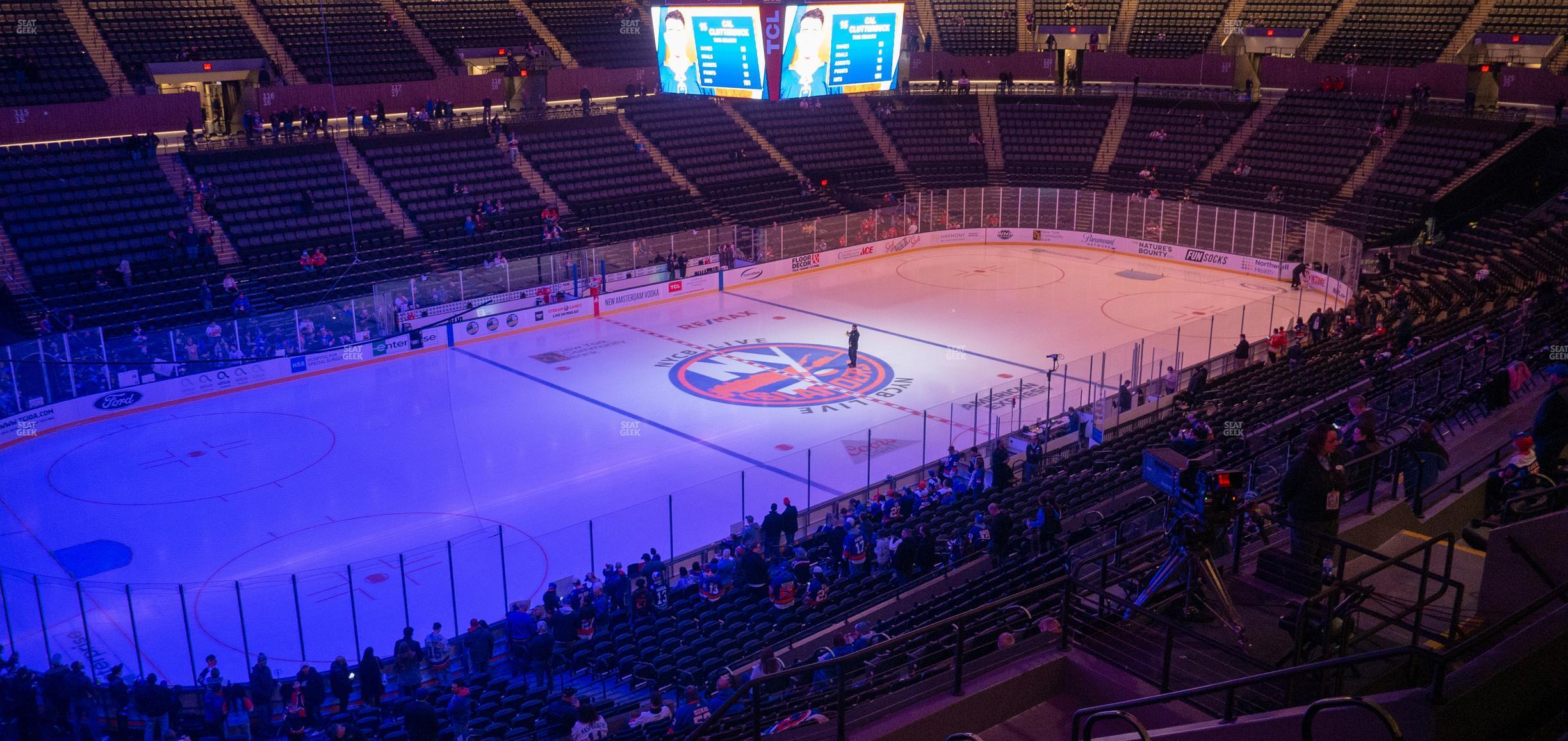 Seating view for Nassau Coliseum Section 207