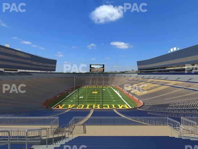 Seating view for Michigan Stadium Section 12