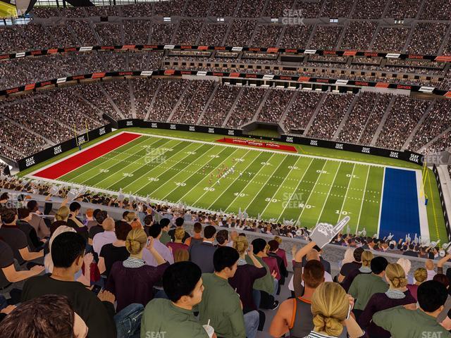 Seating view for Allegiant Stadium Section 409