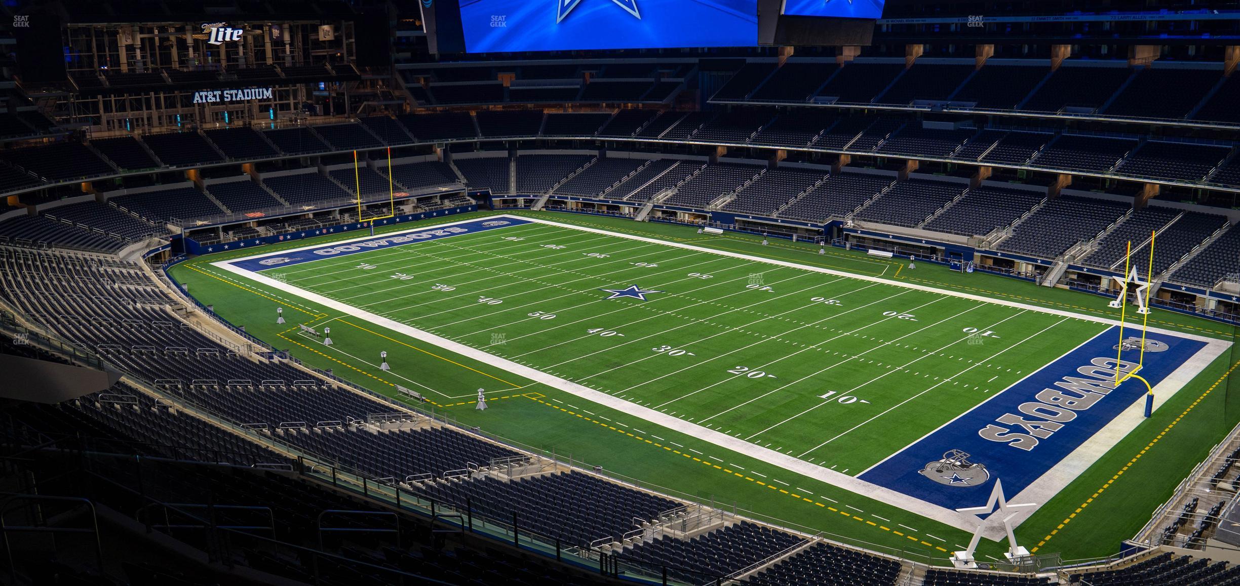 Seating view for AT&T Stadium Section Silver Suite 432