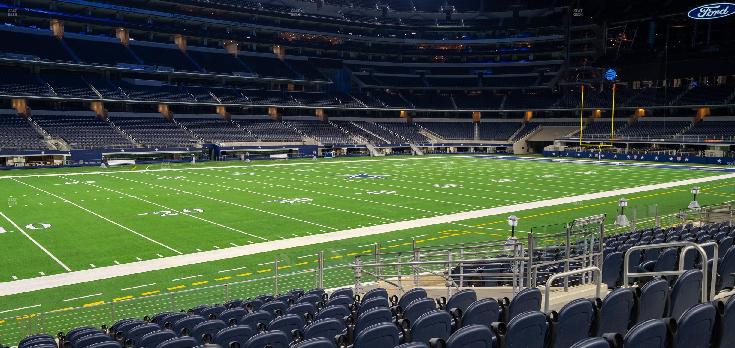 Seating view for AT&T Stadium Section C 114