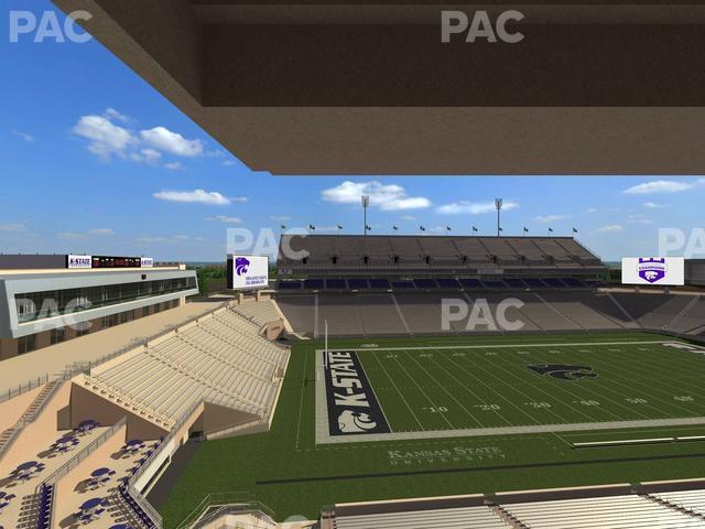 Seating view for Bill Snyder Family Stadium Section Loge 301