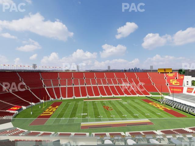 Seating view for Los Angeles Memorial Coliseum Section Suite 515