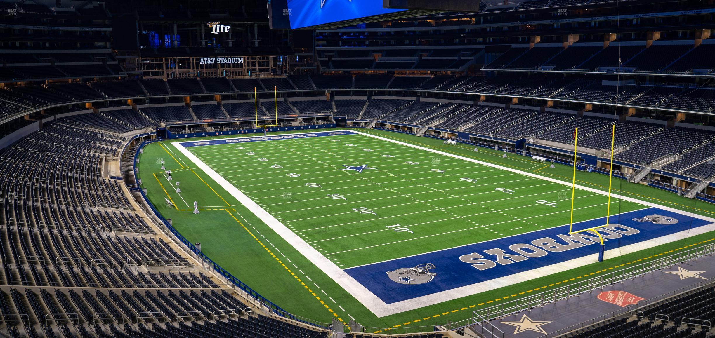 Seating view for AT&T Stadium Section 302