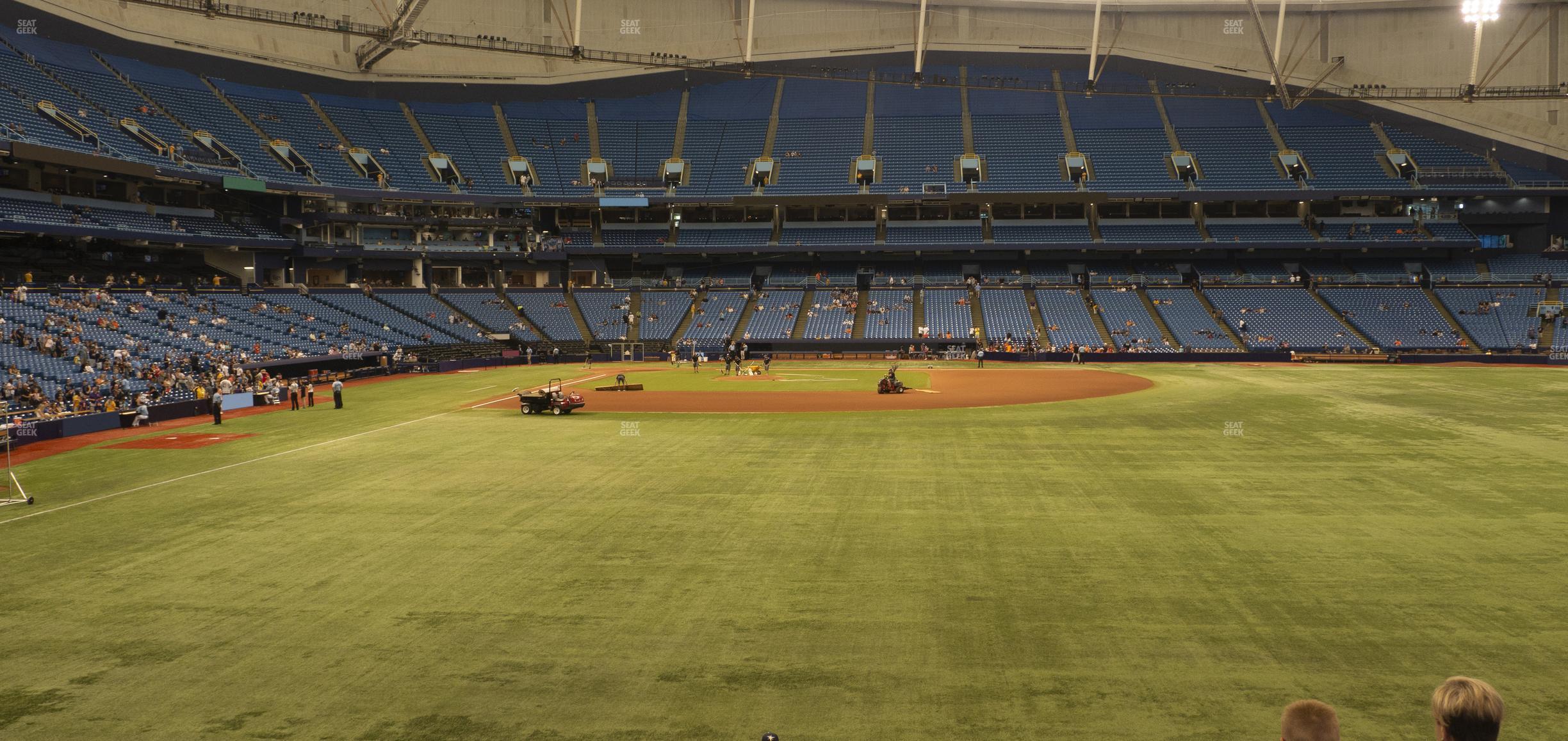 Seating view for Tropicana Field Section 144