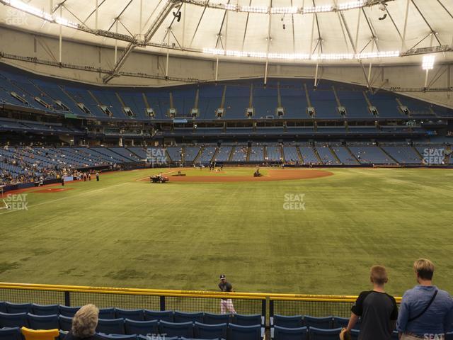 Seating view for Tropicana Field Section 144