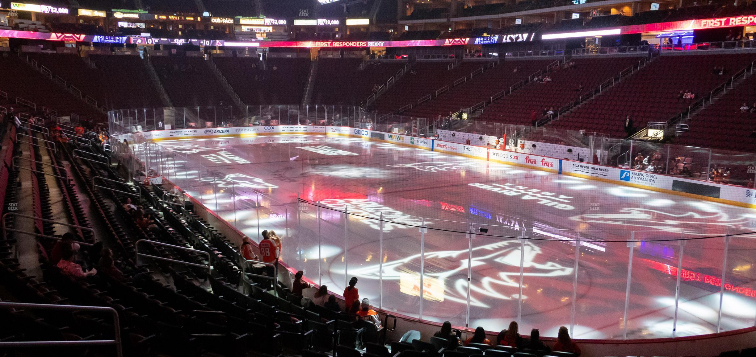 Seating view for Desert Diamond Arena Section 108