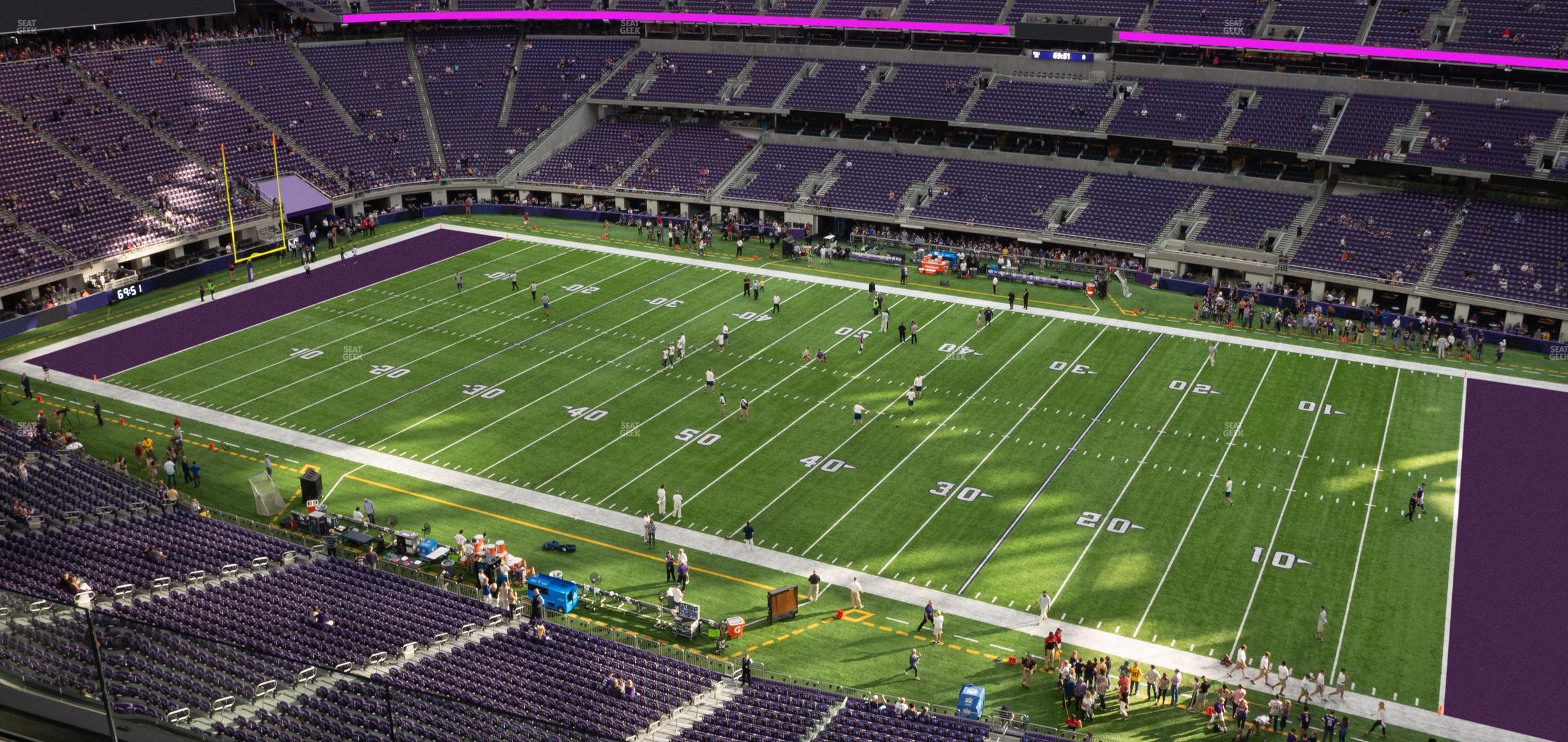 Seating view for U.S. Bank Stadium Section 309