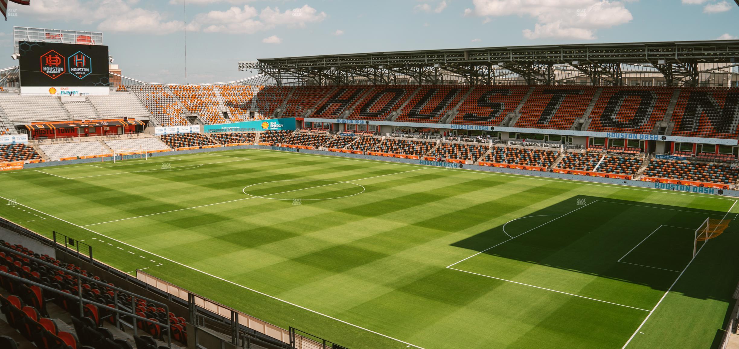 Seating view for Shell Energy Stadium Section 202