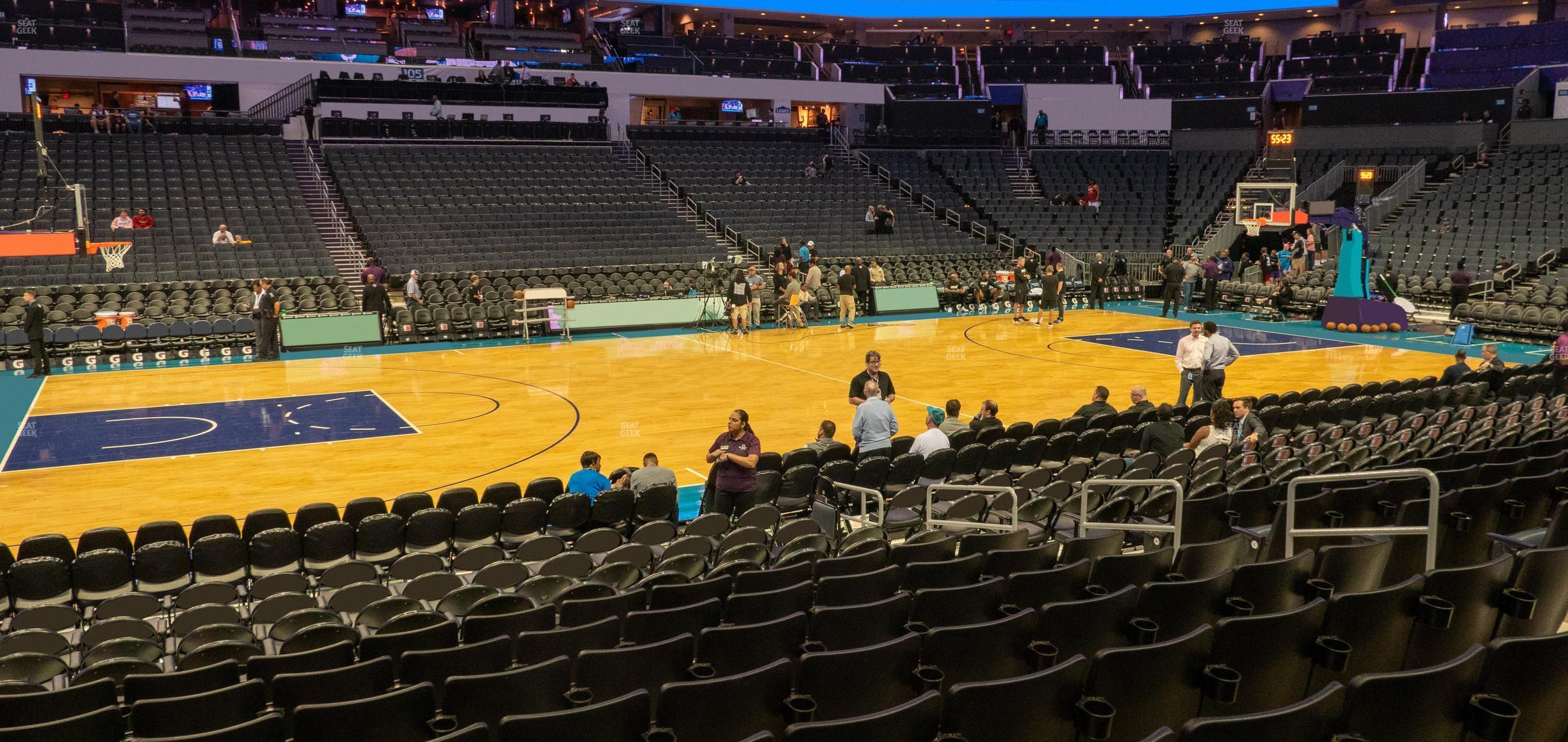 Seating view for Spectrum Center Section 115