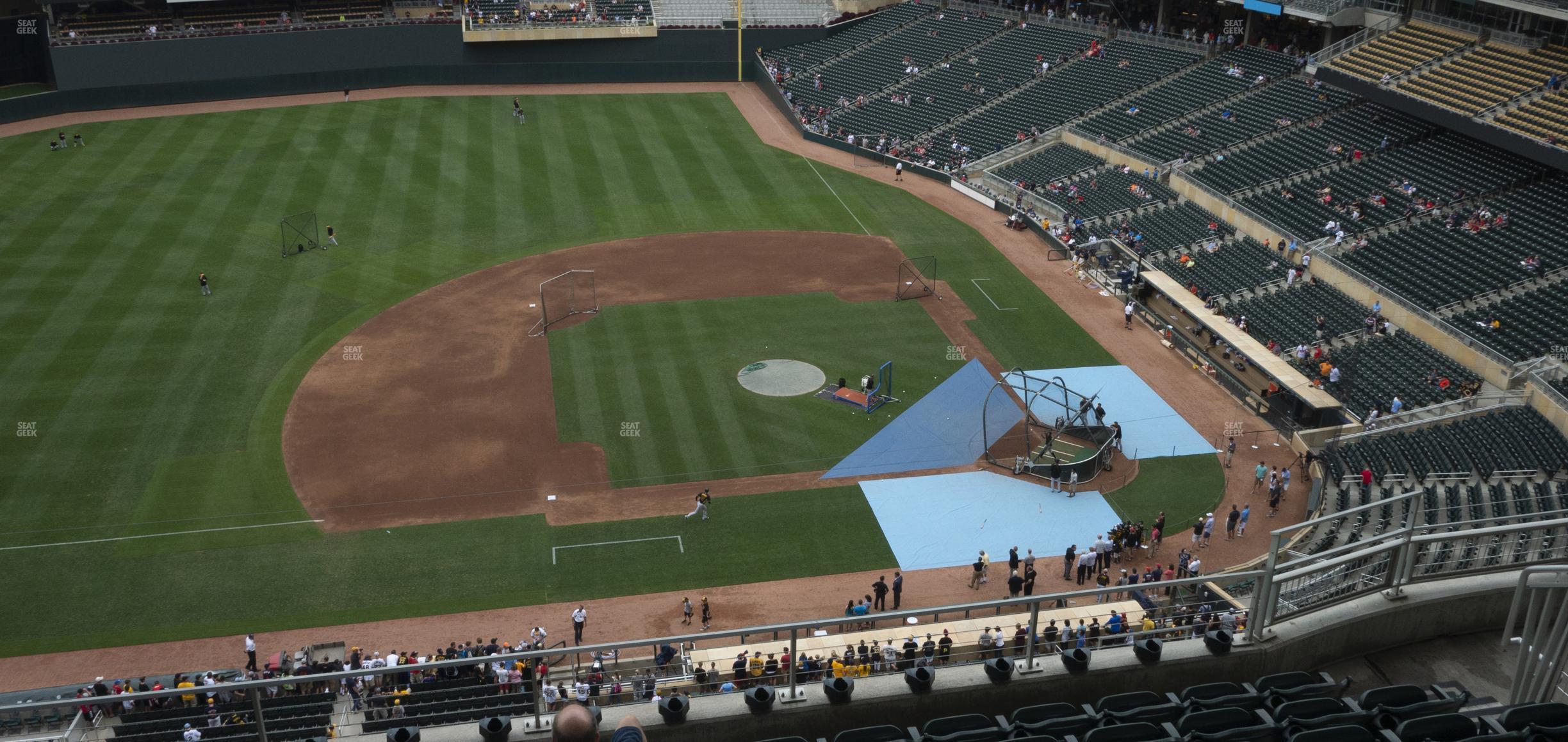 Seating view for Target Field Section 321