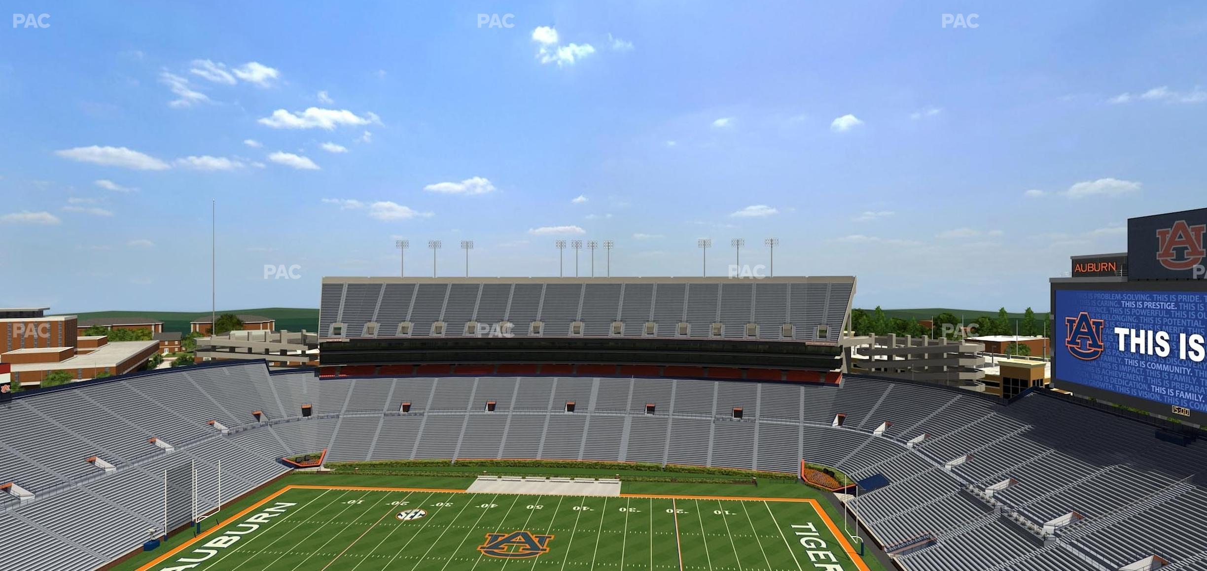 Seating view for Jordan-Hare Stadium Section 57