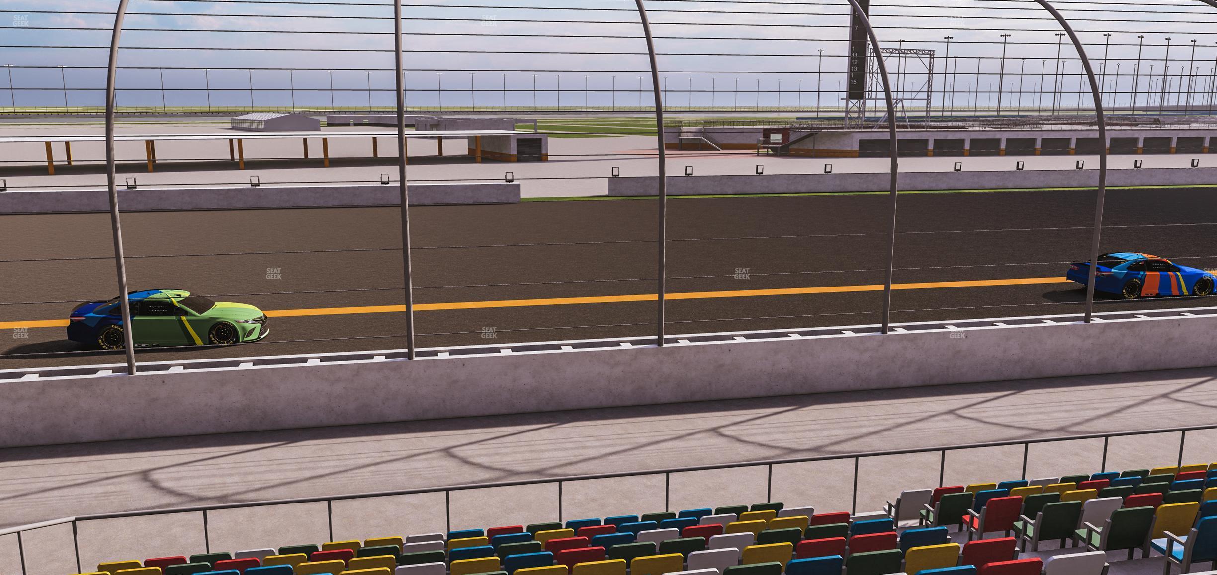 Seating view for Daytona International Speedway Section Front 118