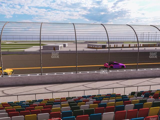 Seating view for Daytona International Speedway Section Front 110