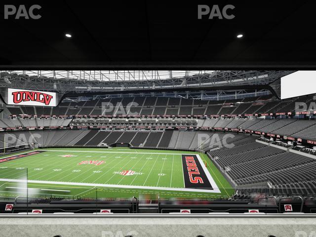 Seating view for Allegiant Stadium Section West Suite 2047