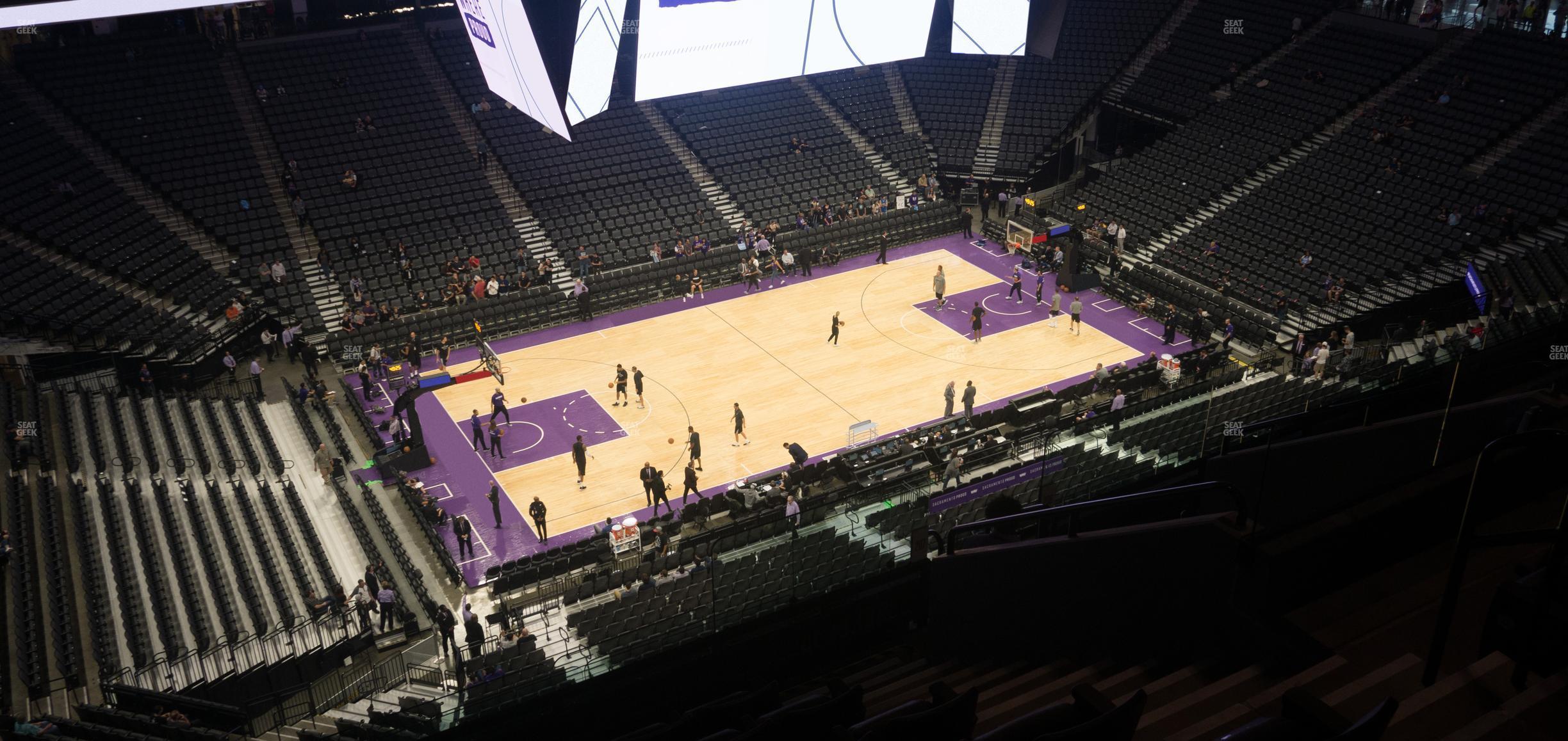 Seating view for Golden 1 Center Section 207