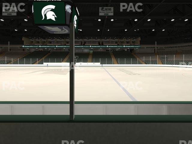 Seating view for Munn Ice Arena Section H