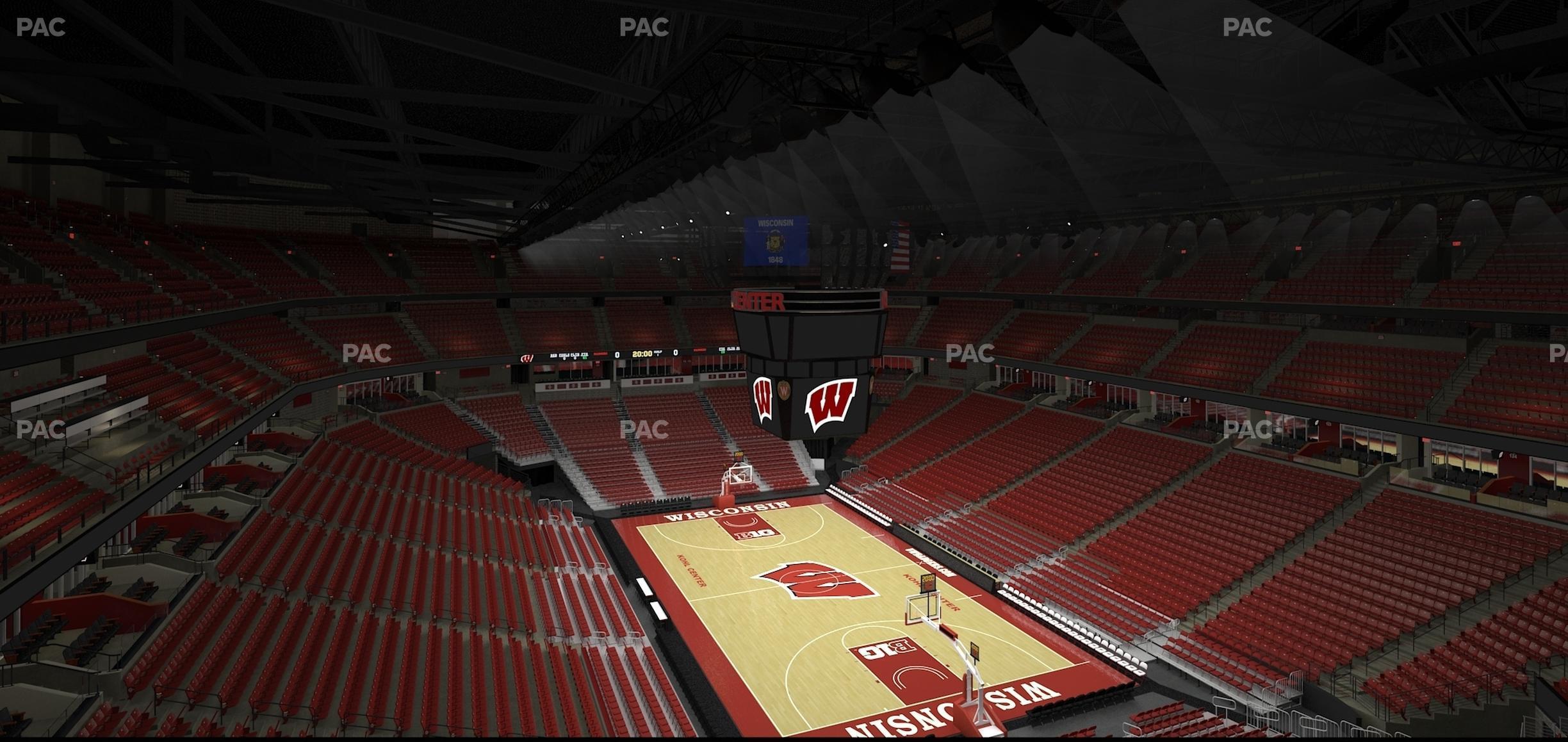 Seating view for Kohl Center Section 303