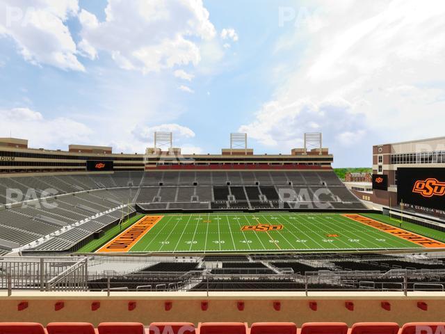 Seating view for Boone Pickens Stadium Section Club 510