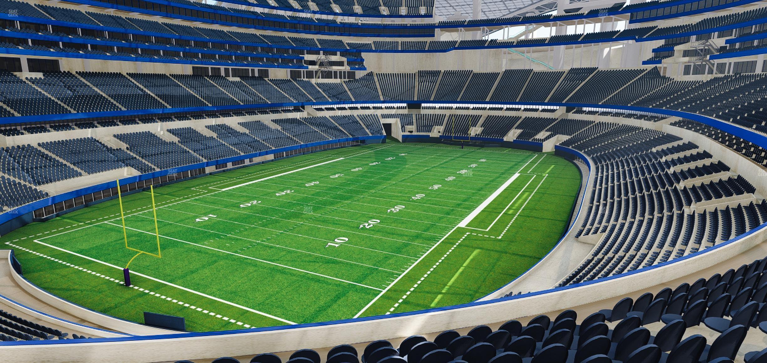 Seating view for SoFi Stadium Section 211