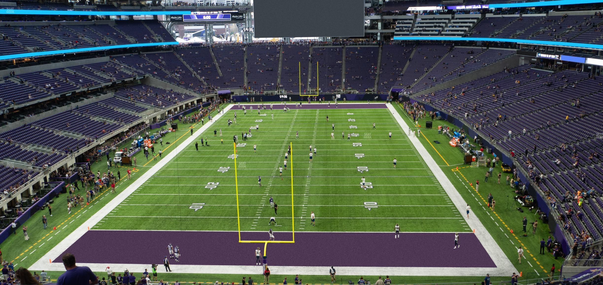 Seating view for U.S. Bank Stadium Section 223