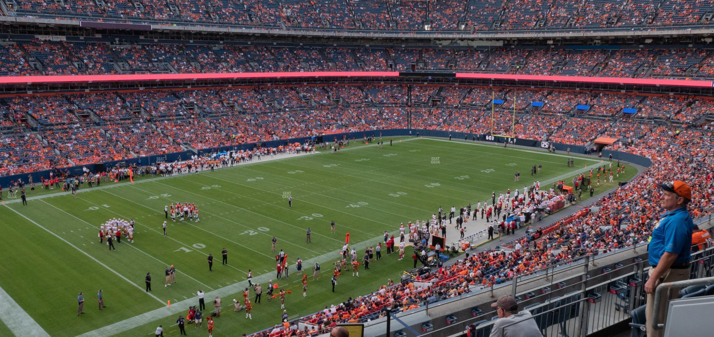 Seating view for Empower Field at Mile High Section 344