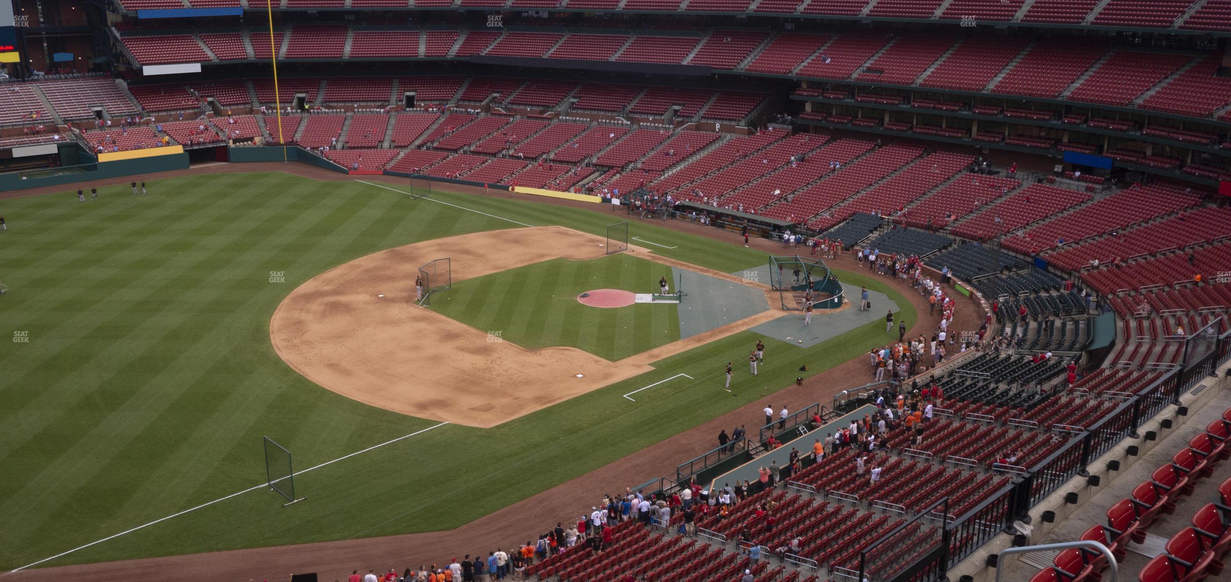 Seating view for Busch Stadium Section Left Field Pavilion 361