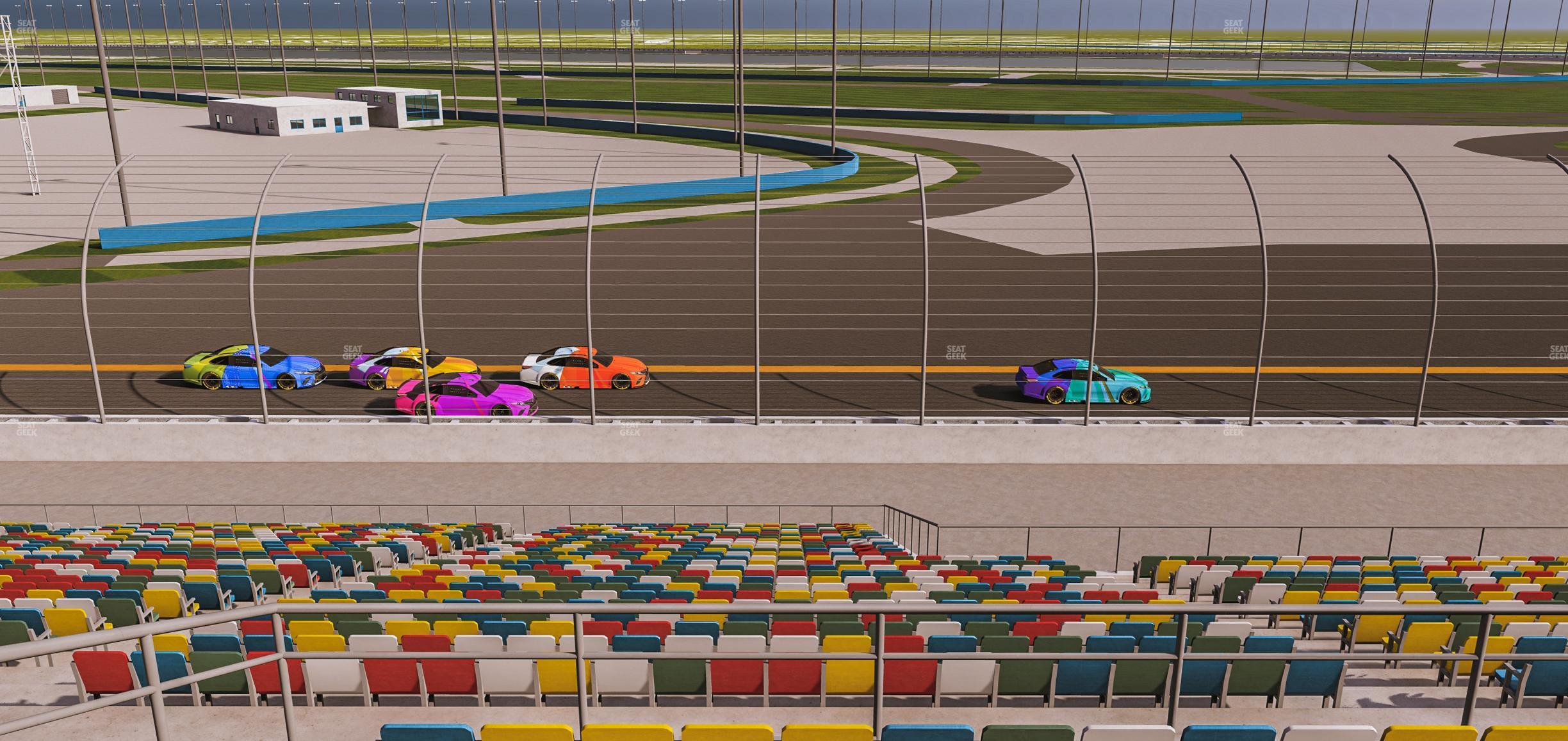 Seating view for Daytona International Speedway Section Back 174