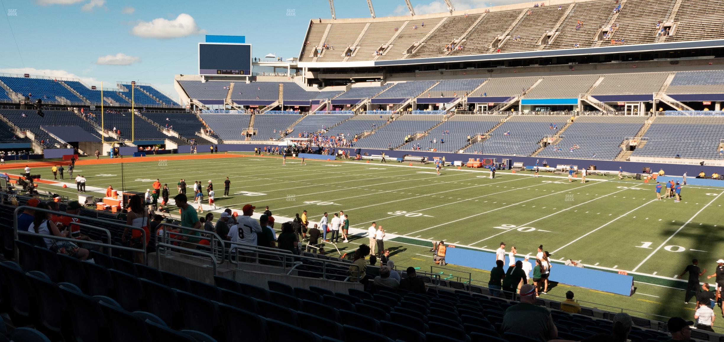 Seating view for Camping World Stadium Section 131