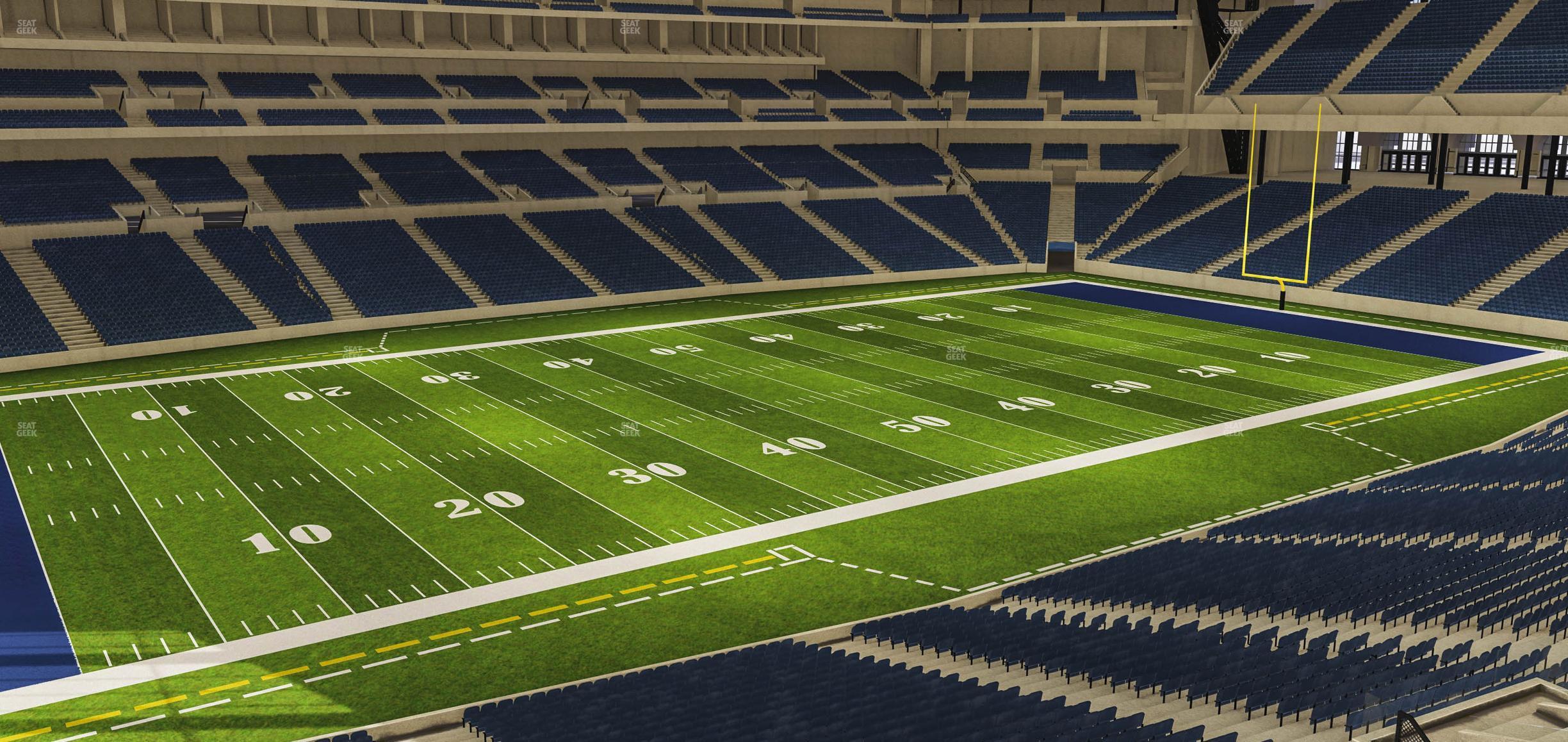 Seating view for Lucas Oil Stadium Section 317