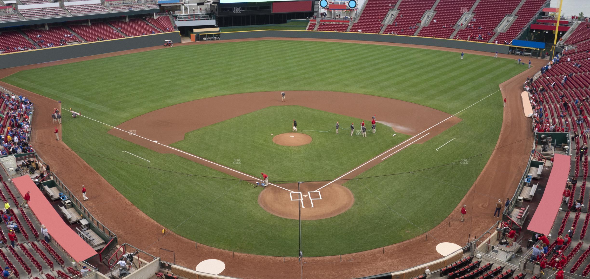 Seating view for Great American Ball Park Section 423