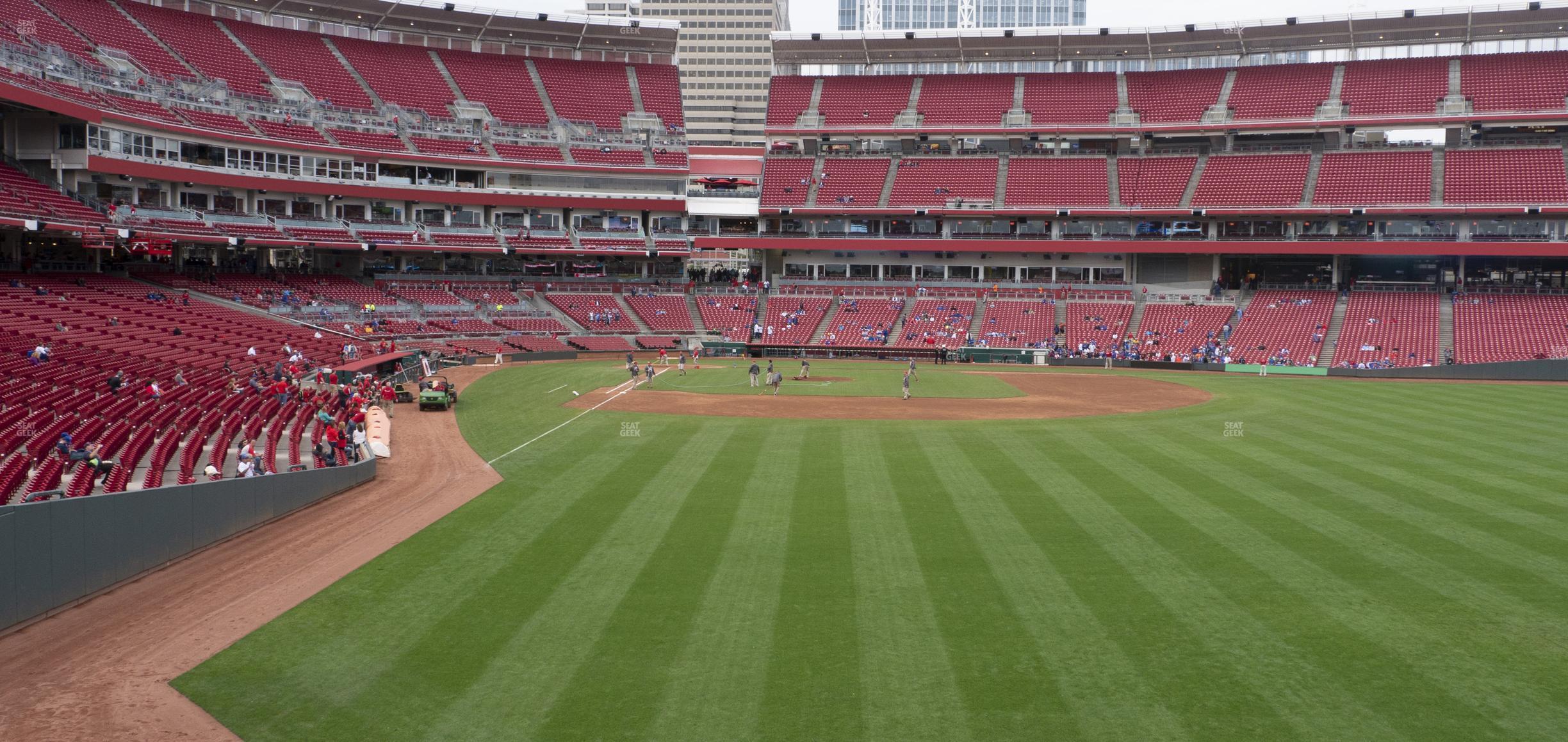 Seating view for Great American Ball Park Section 140