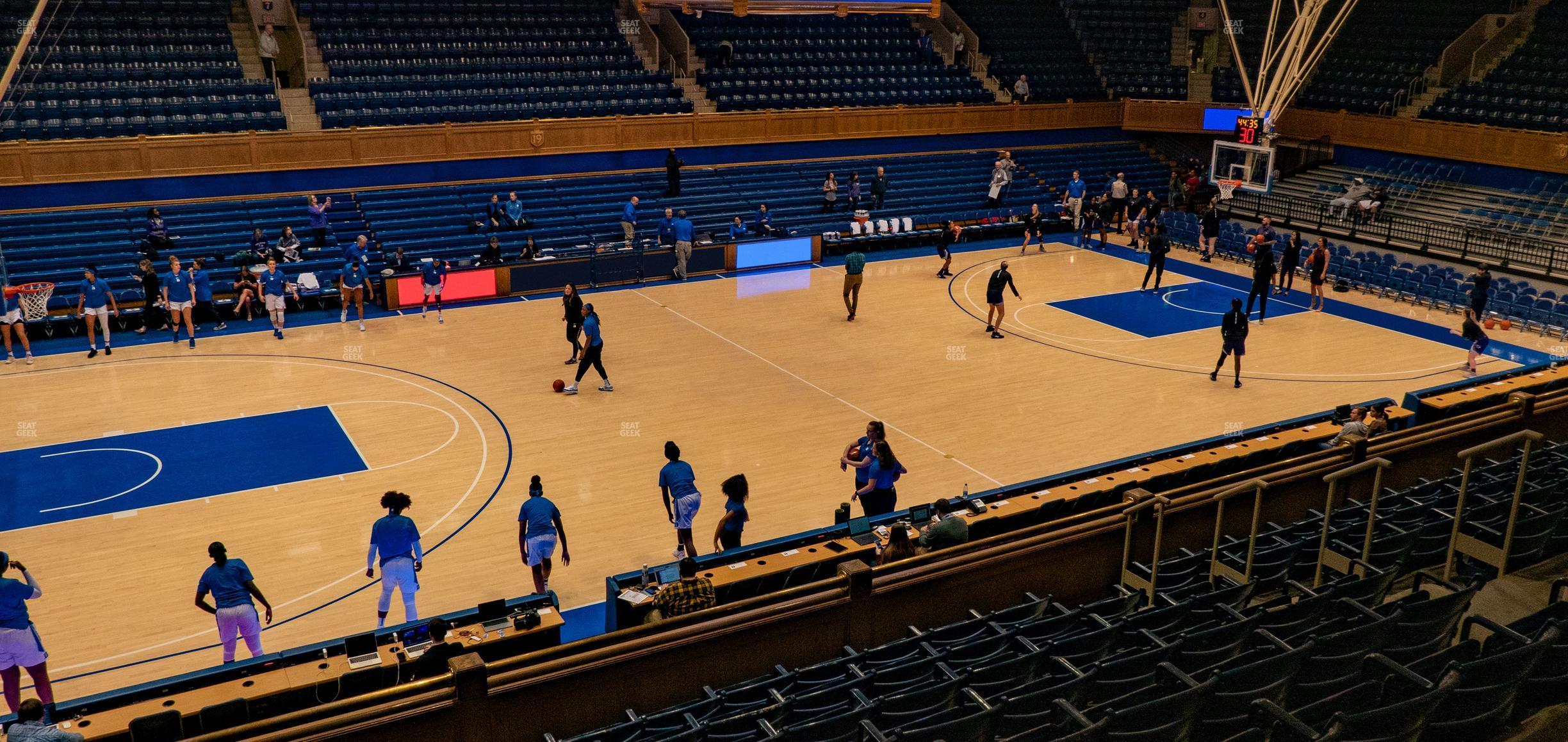 Seating view for Cameron Indoor Stadium Section 13