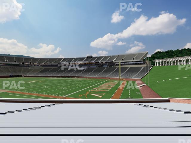 Seating view for Scott Stadium Section 102