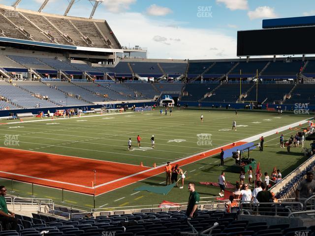 Seating view for Camping World Stadium Section 143