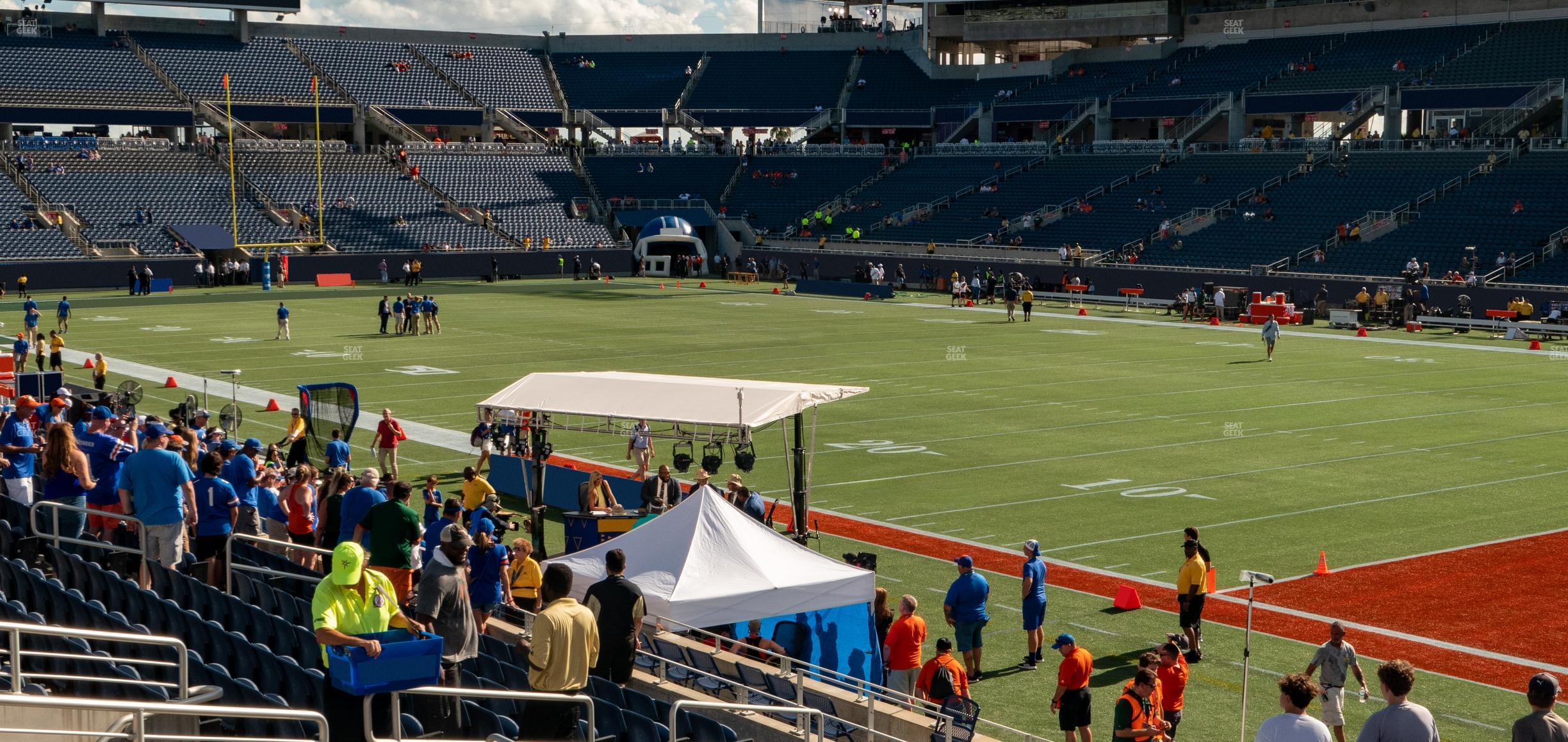 Seating view for Camping World Stadium Section 101