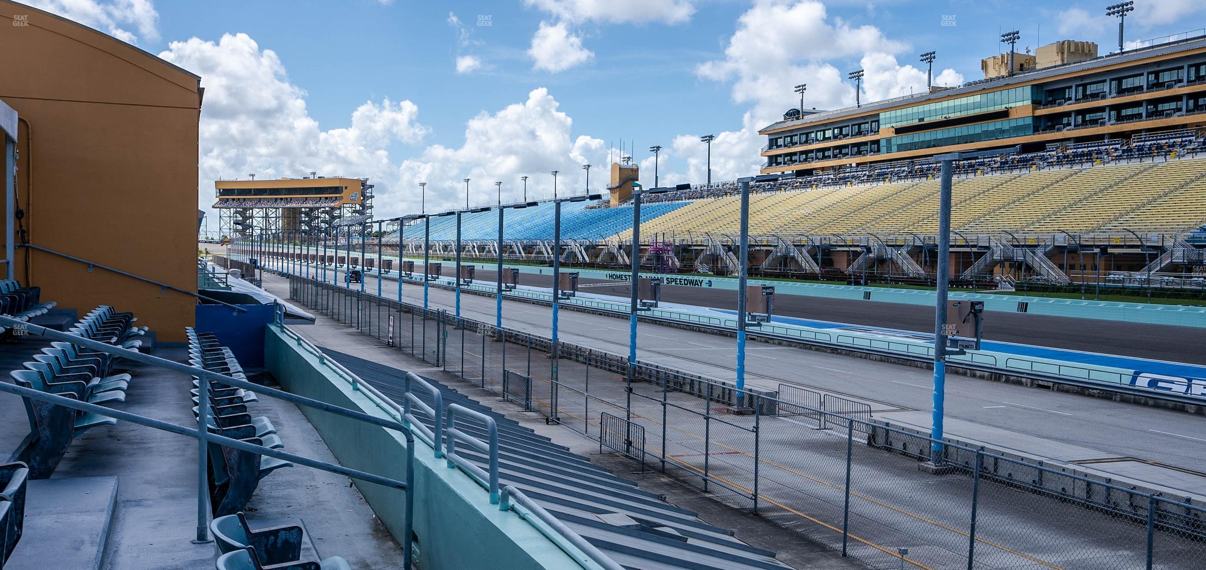 Seating view for Homestead-Miami Speedway Section Pit Road Cabana 24