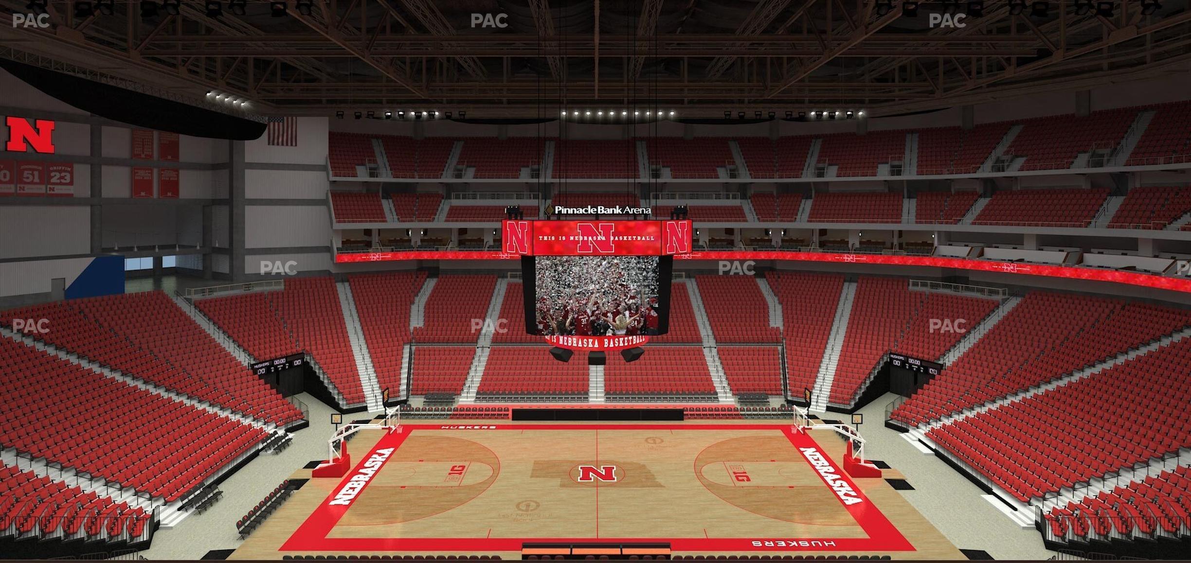 Seating view for Pinnacle Bank Arena Section 219