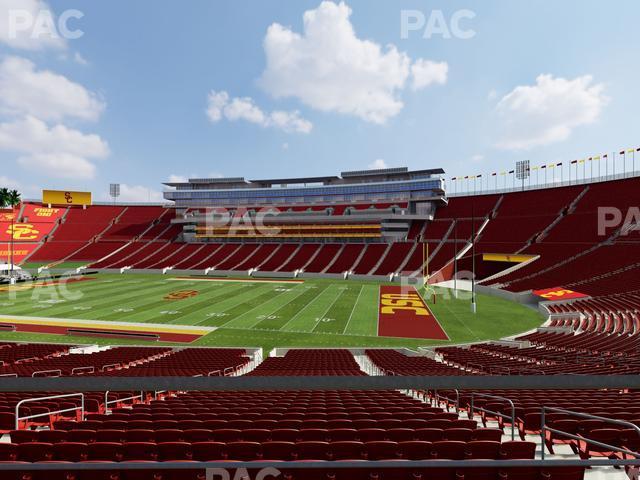 Seating view for Los Angeles Memorial Coliseum Section 119 B