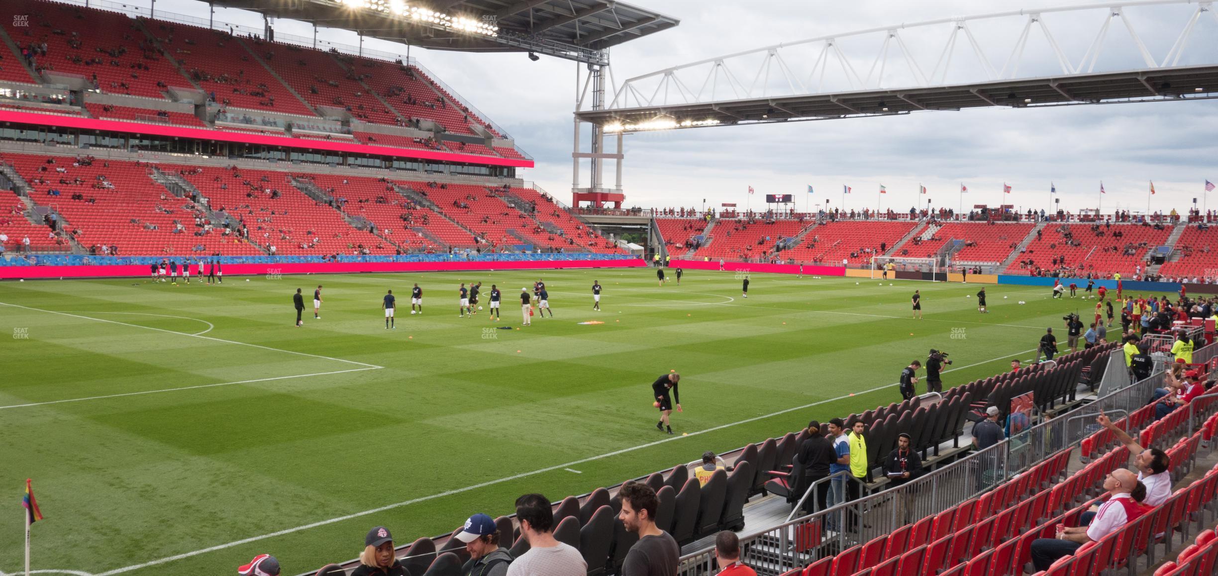 Seating view for BMO Field Section 127